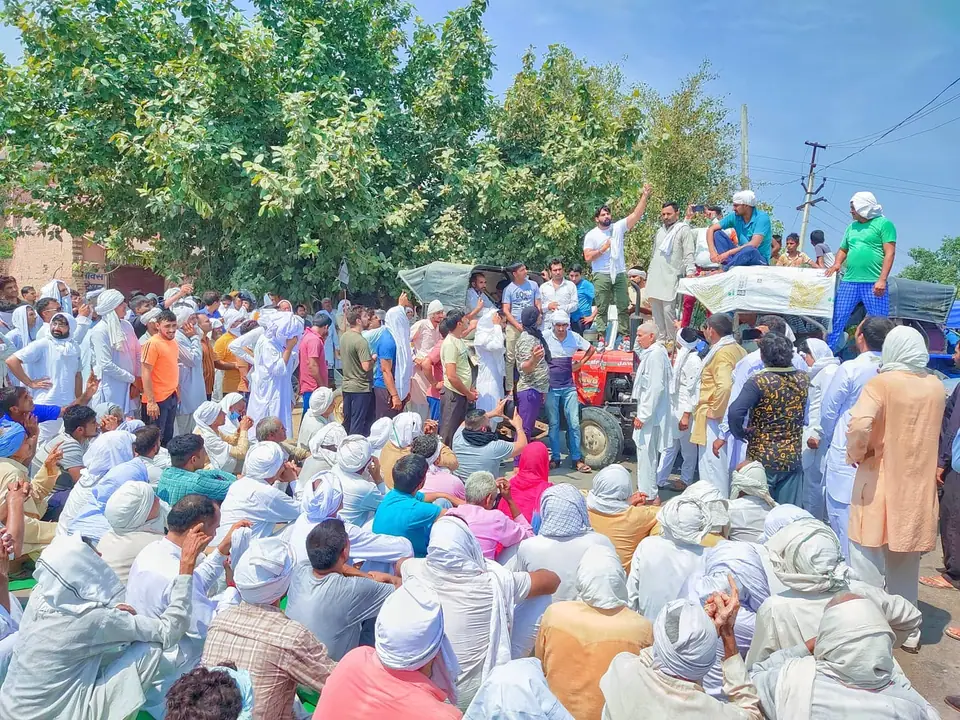 जींद: बांस मंडी धरना, सितंबर 2020