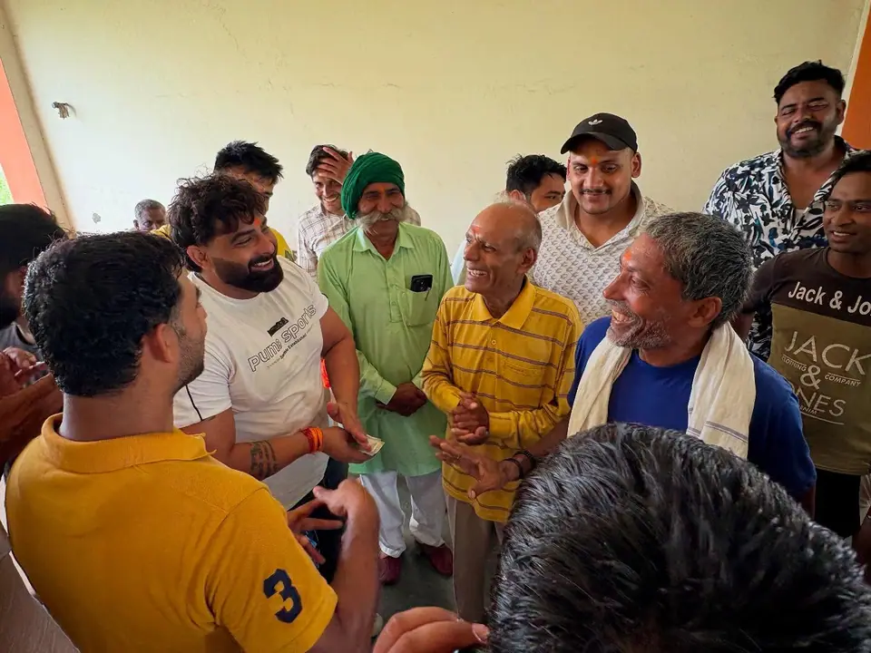 जुआँ गाँव की पंचायत को खागड़ दान, 2025
